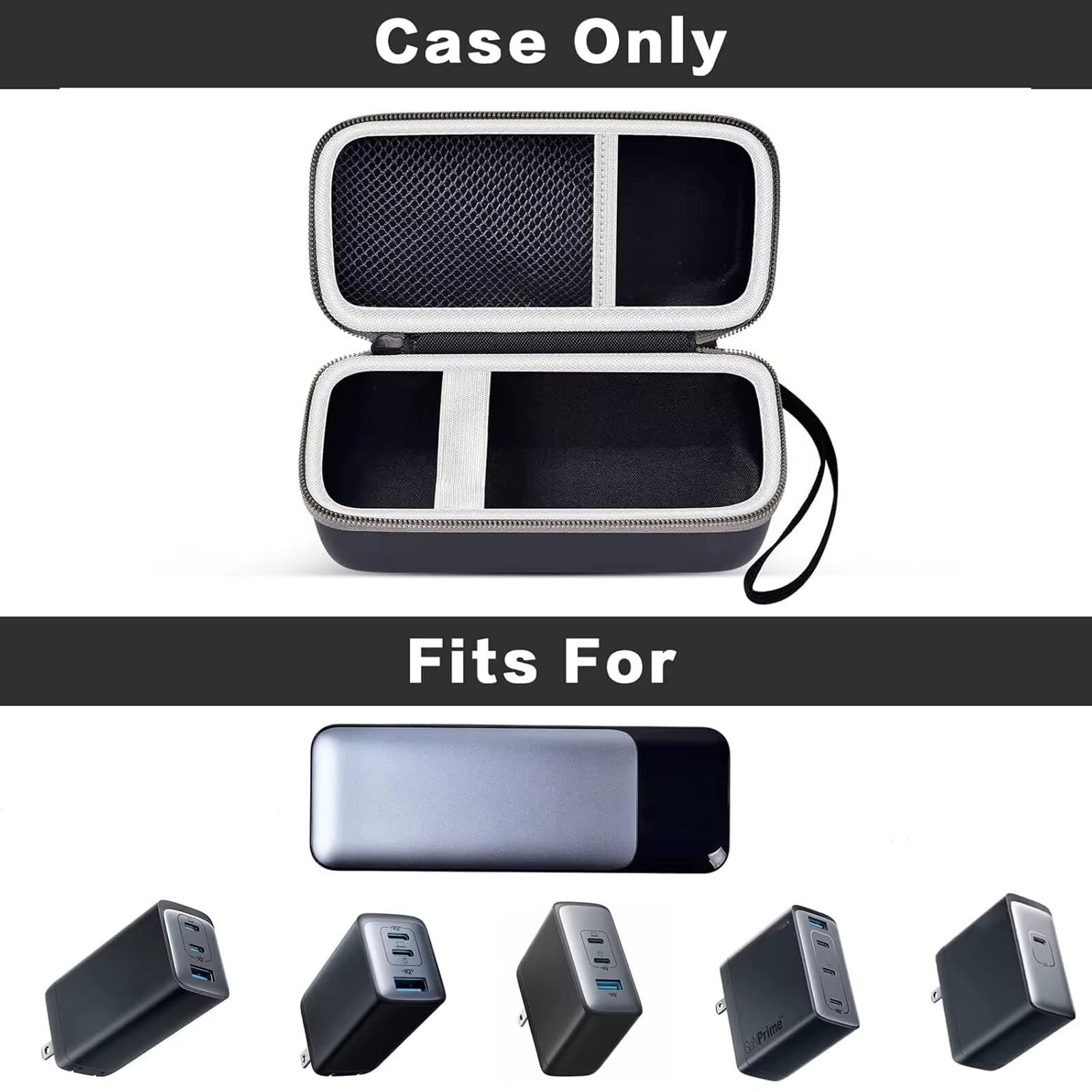 Case Compatible with Anker 737/735/ 736/717 USB-C Portable Charger Power Bank, Fast Foldable Wall Powerbank Bag