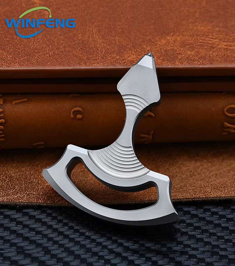 Portable Titanium Alloy Emergency Car Window Breaker Personal Security Protection Self-Defense Keychain Survival Supplies