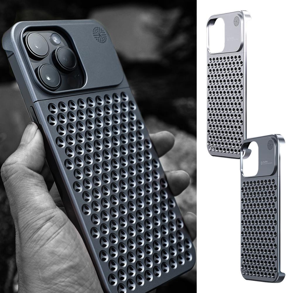 Gaming Phone Case with Cooling Vents - Aluminum Heat Dissipation Case