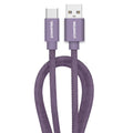 Powertek Corduroy USB-A to USB-C - Purple