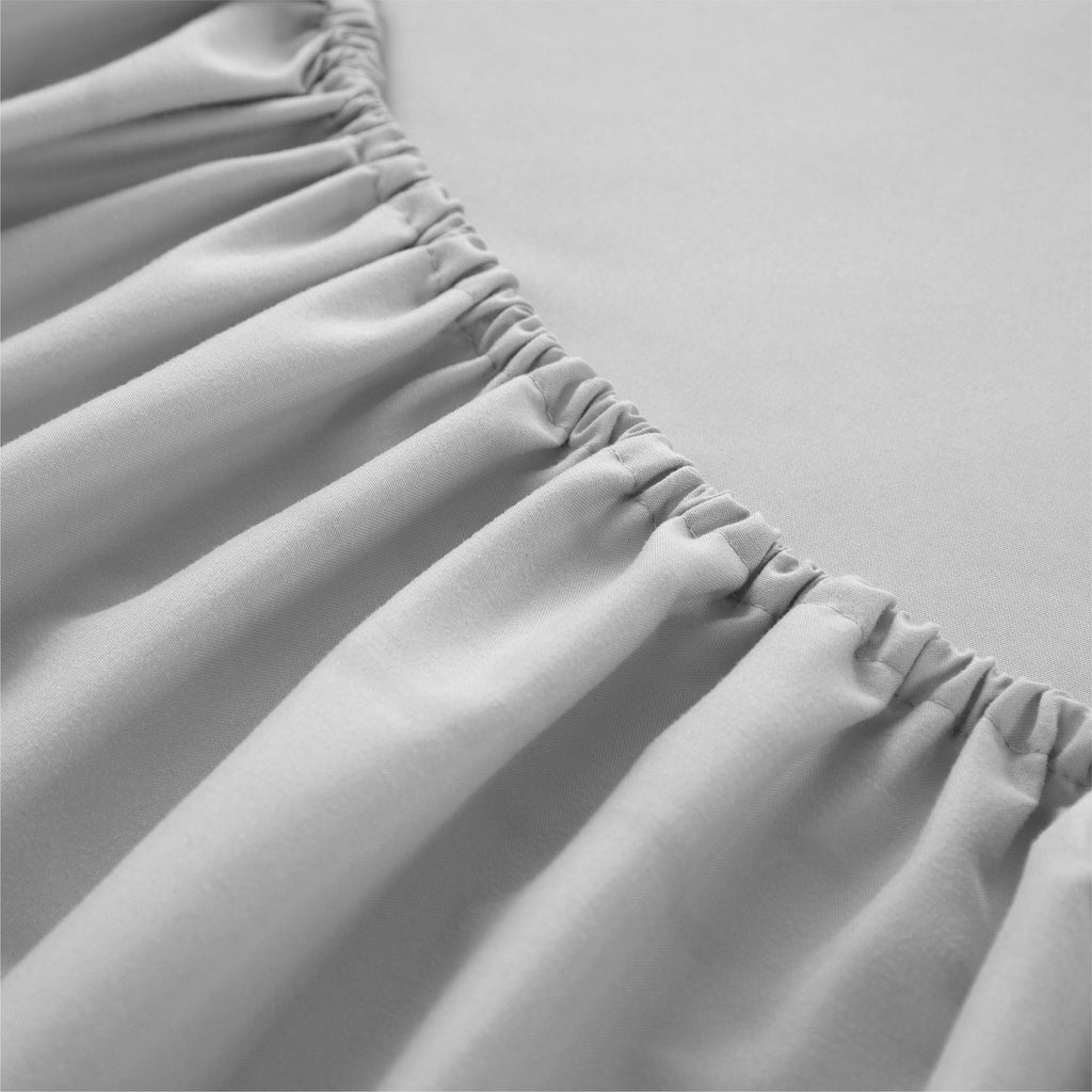 Double Sided Tech Pocket Fitted Sheet with Pillowcase, Full, Gray