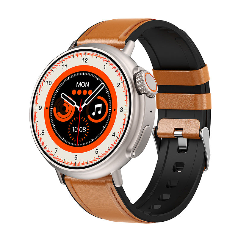 Premium Smart Watch with Round AMOLED Display - Fitness Tracker & Health Monitor