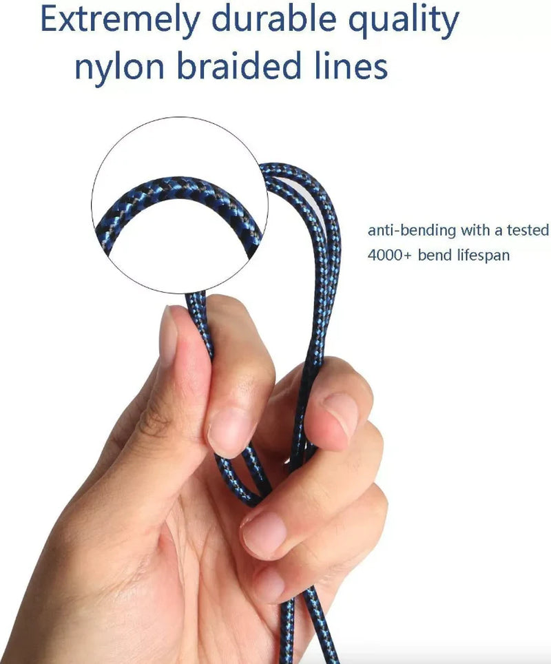 5 Pack Fast Charger USB Cable for Iphone 6 7 8Plus Iphone XR XS Max 12 13 14 Pro