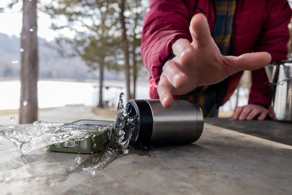 (4 Pack)  20000Mah Wireless Power Bank with Flashlight and IP54 Protection