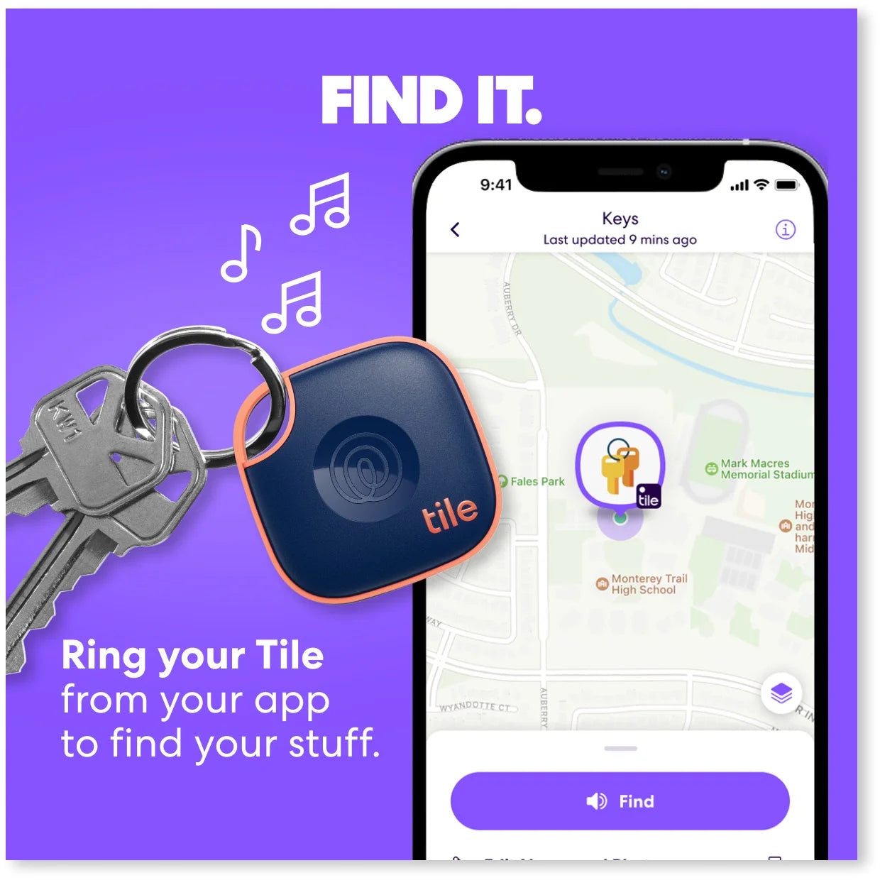 Life360  Mate Bluetooth Tracker, Keys Finder and Item Locator for Keys, Bags and More. Phone Finder. Both Ios and Android Compatible. 1-Pack (Black)