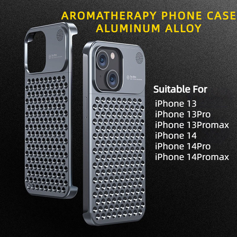 Gaming Phone Case with Cooling Vents - Aluminum Heat Dissipation Case