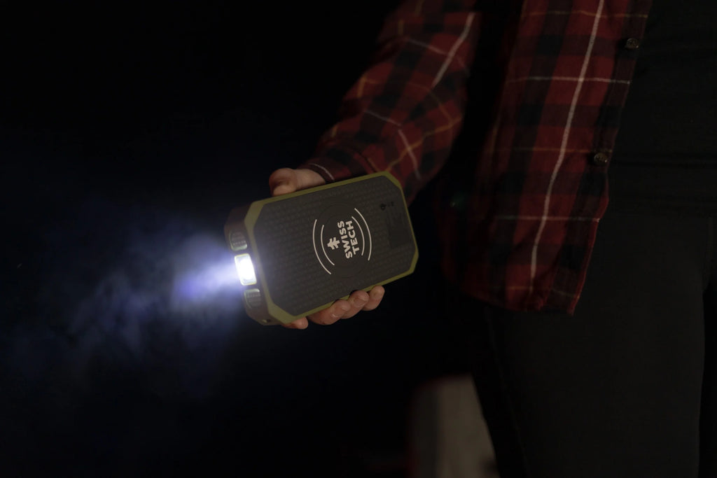 (4 Pack)  20000Mah Wireless Power Bank with Flashlight and IP54 Protection