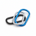 Aluminum Carabiner Set - 3-Pack EDC Utility Clips