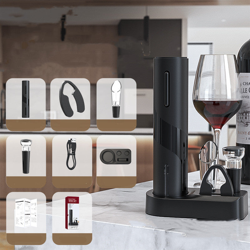 Automatic Electric Bottle Opener - USB Rechargeable One-Touch Opener