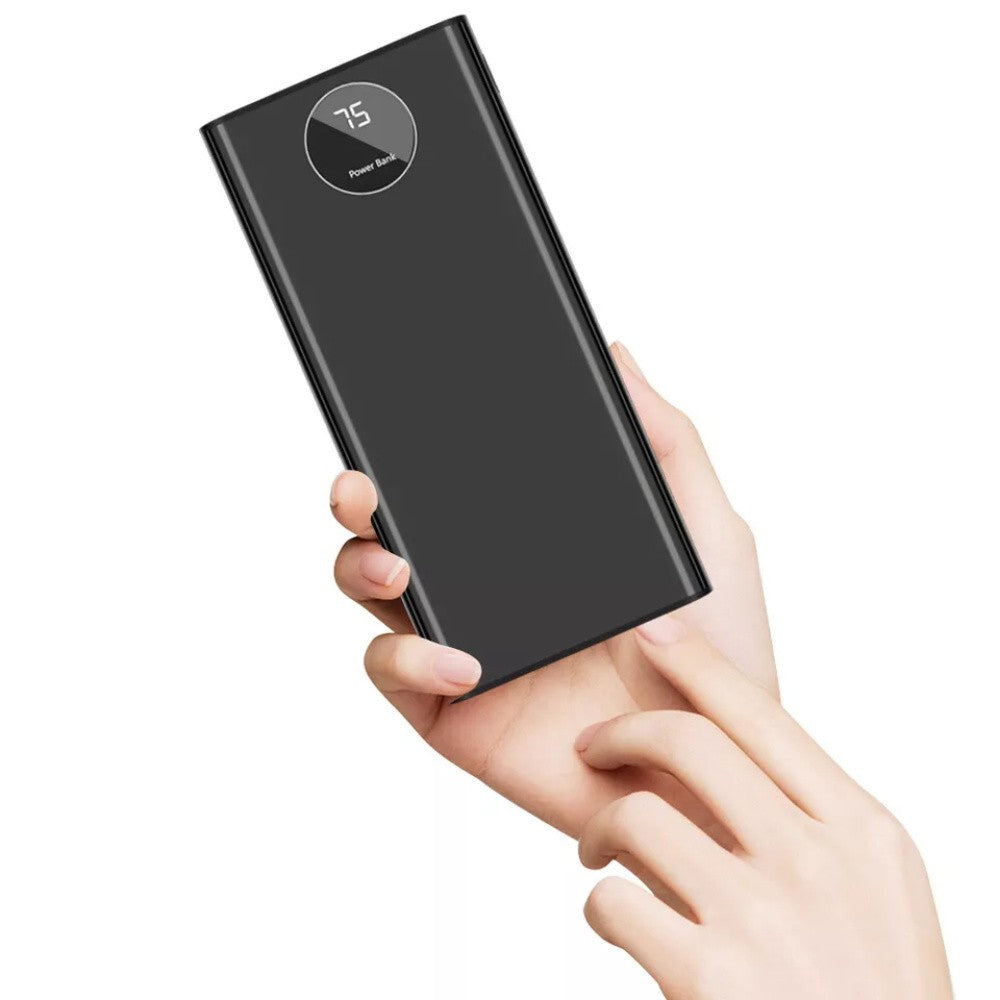 New 100000MAH Portable Power Bank LCD LED 3 USB Battery Charger for Mobile Phone