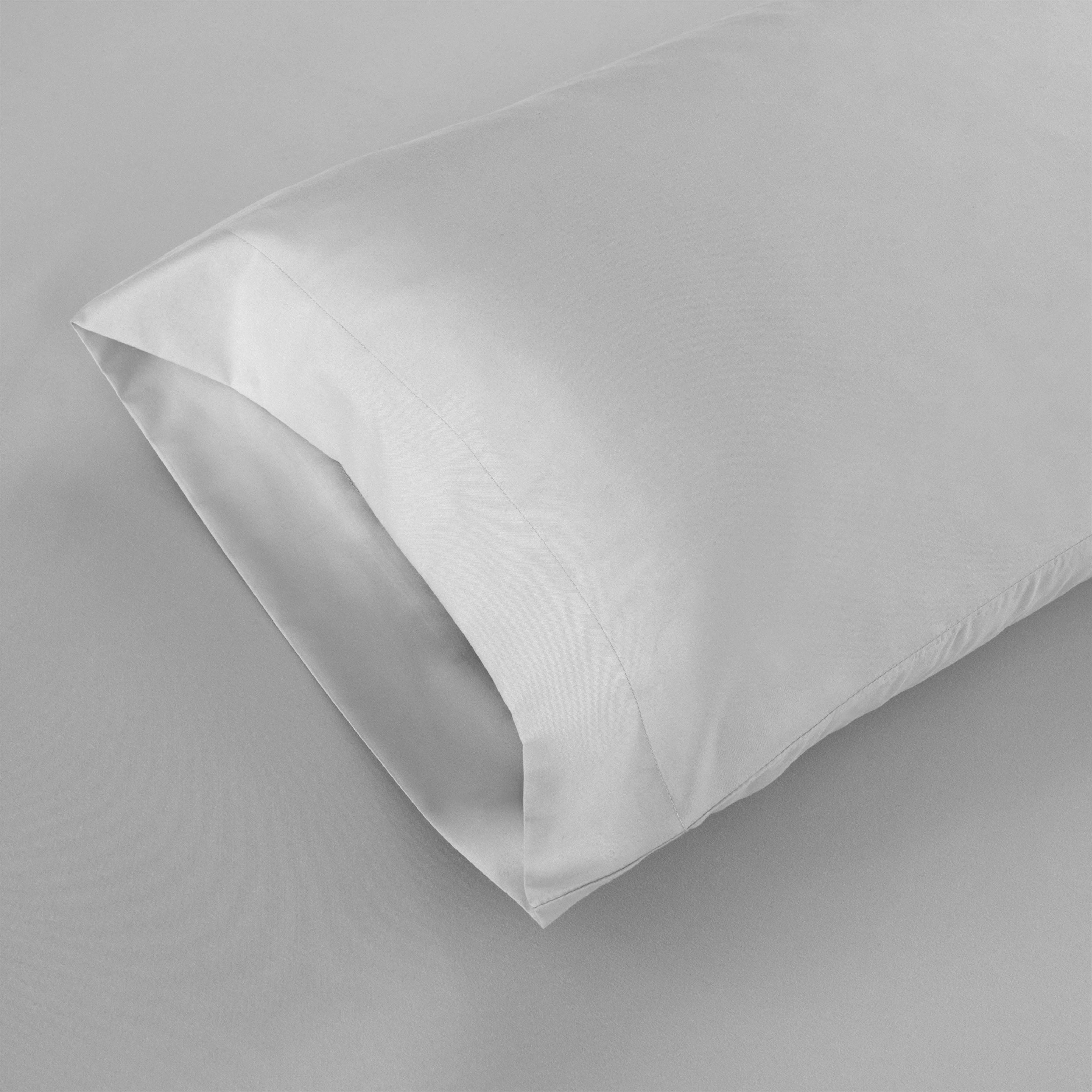 Double Sided Tech Pocket Fitted Sheet with Pillowcase, Full, Gray
