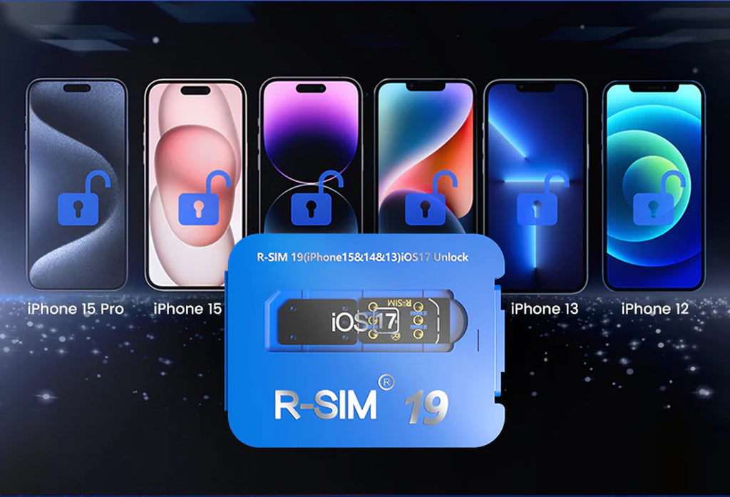 R-SIM19 NEW QPE Stable Unlock SIM Card for Iphone 15 plus 14 13 Pro Max 12 IOS17