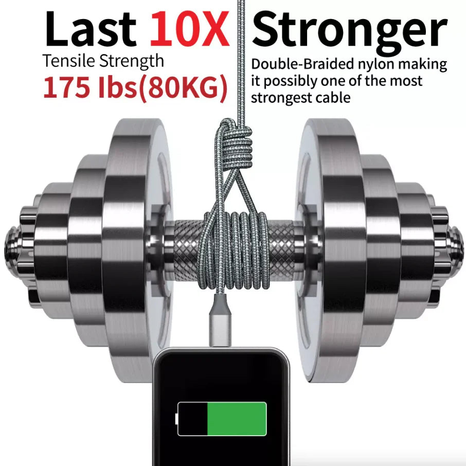 5 Pack Fast Charger USB Cable for Iphone 6 7 8Plus Iphone XR XS Max 12 13 14 Pro