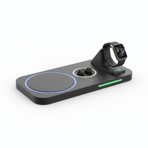 3-in-1 Wireless Charging Station for iPhone, AirPods and Apple Watch