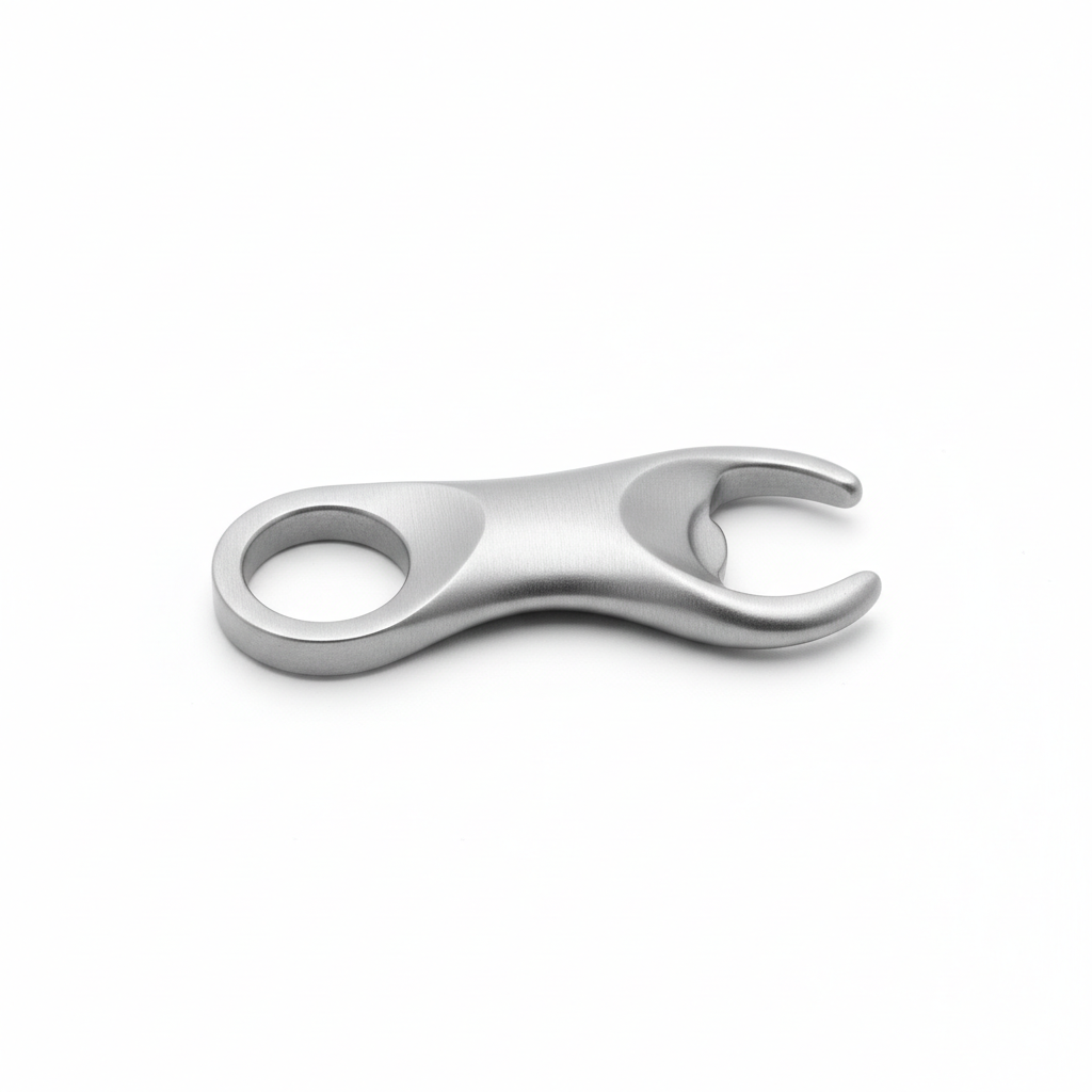 Titanium Bottle Opener - Grade 5 Ti-6Al-4V EDC Keychain Tool