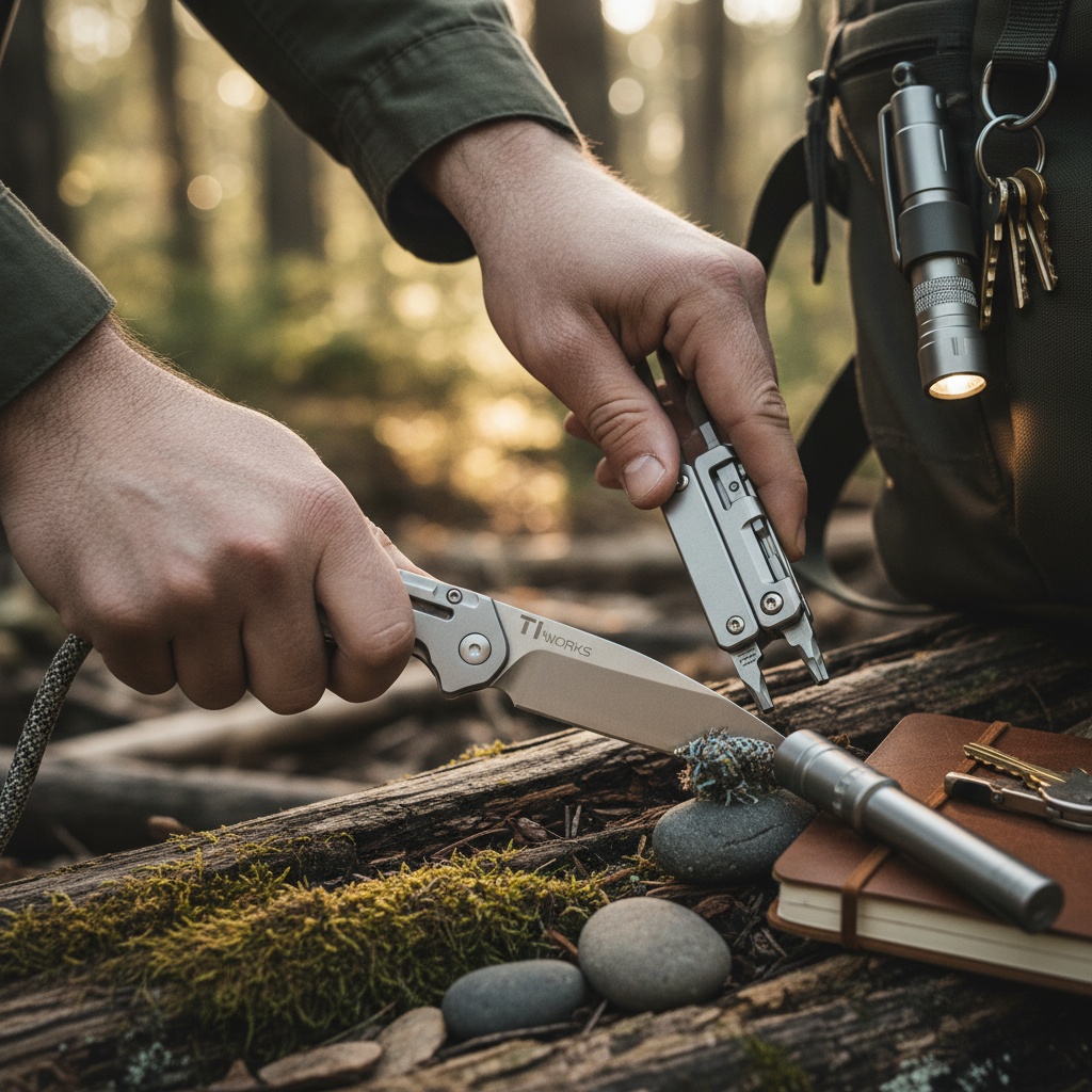 Titanium EDC lifestyle use