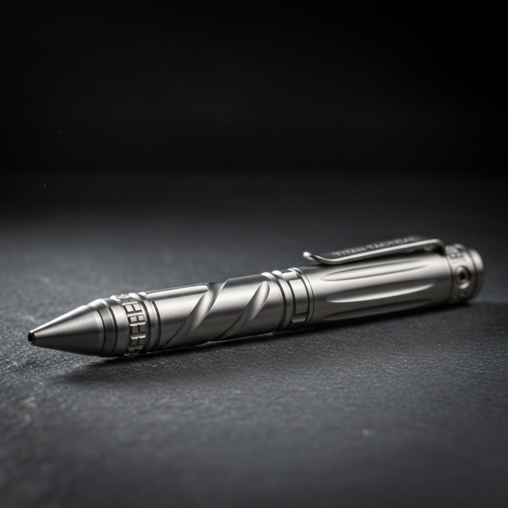 Titanium Pen Detail